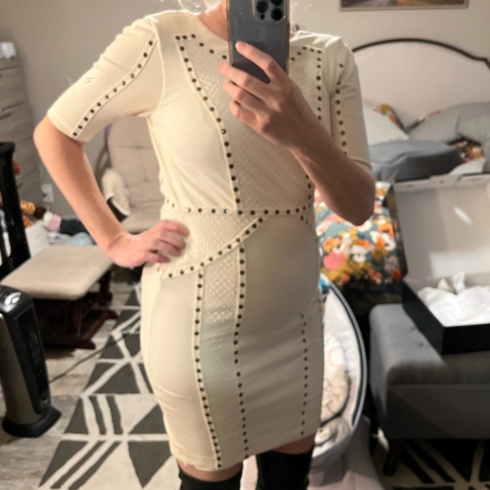 Bcbg studded dress